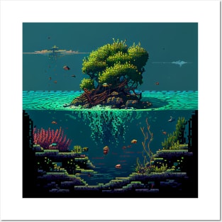 Sea Seedlings Pixel Art Posters and Art